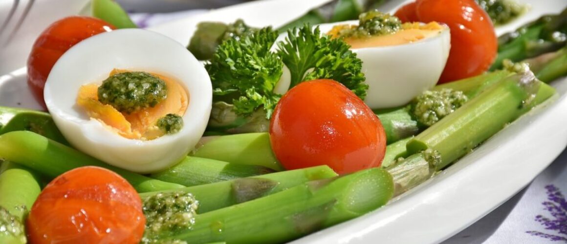 meal asparagus dish food 1307604